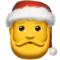 Santa Claus emoji on Apple